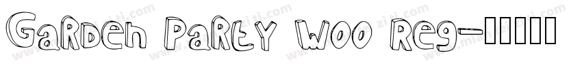 Garden Party W00 Reg字体转换
